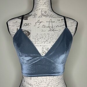 Victoria’s Secret Velour Bralette Bra Top with Adjustable Straps